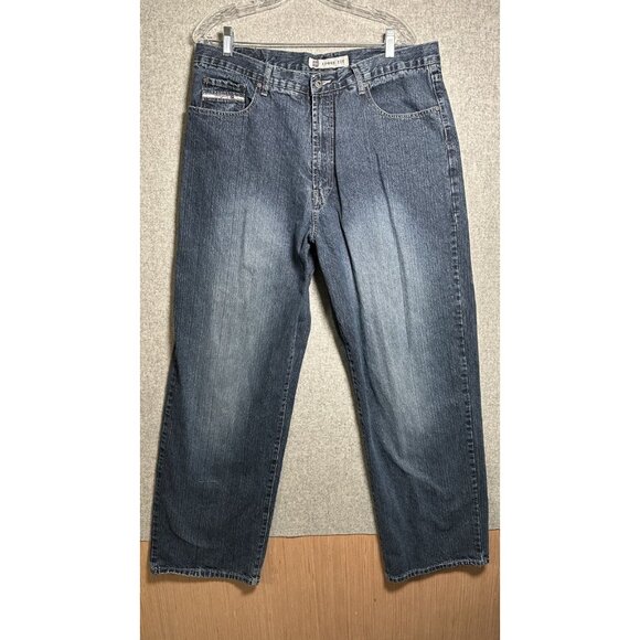 Vintage Paco Mens Size 36 Jeans Denim Skater Blue Loose Fit Medium Wash Straight - Picture 1 of 16